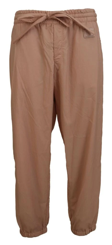 Dolce & Gabbana Dolce & Gabbana Peach Solid Men Sweatpants Pants 1
