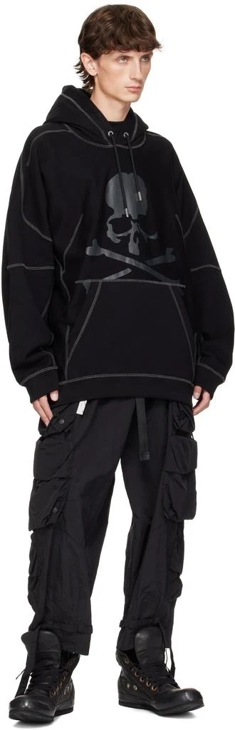 mastermind JAPAN Black Boxy Fit Stitching Hoodie 4