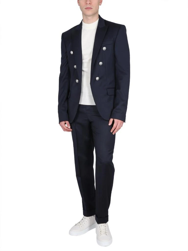 Balmain Balmain Logo Patch Knitted Jumper 3