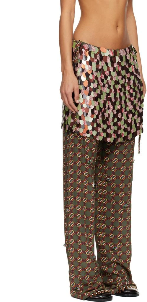 Dries Van Noten Multicolor Layered Trousers 2