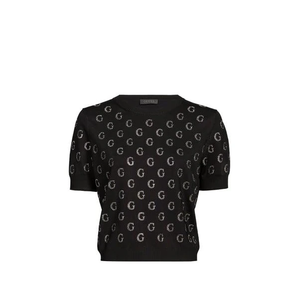 GUESS Short-sleeved top with rhinestones 1