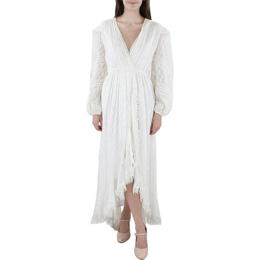 ROCOCO SAND Rococo Sand Womens Burnout Long Wrap Dress 1