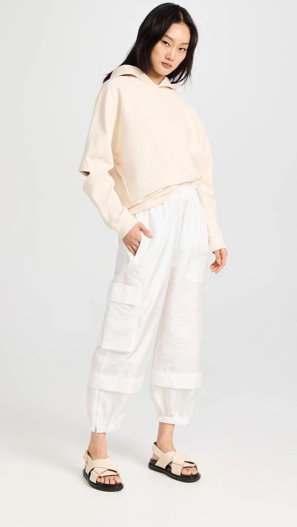 Tibi Crispy Nylon Pull On Joggers 4