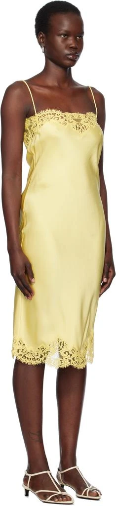 Stella McCartney Yellow Iconic Lace Midi Dress 2