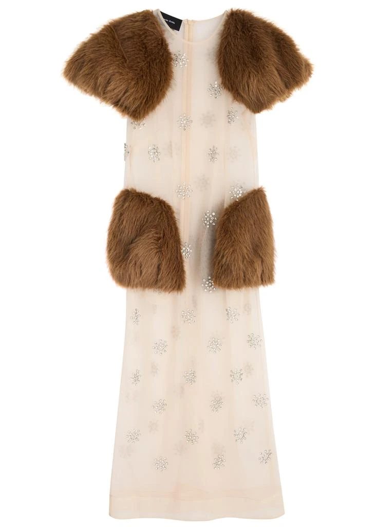 Simone Rocha Embellished faux fur-trimmed tulle midi dress - Dresses & Skirts - Save Extra 15% OFF On $1 - BeyondStyle Simone Rocha Embellished faux fur-trimmed tulle midi dress - Dresses & Skirts - Save Extra 15% OFF On $1 - BeyondStyle