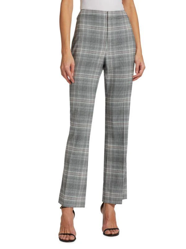 Tahari Paige Plaid Straight Leg Pants 1