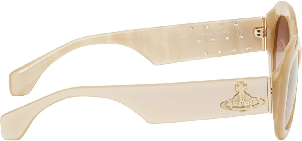 Vivienne Westwood Beige Vivienne Sunglasses 2