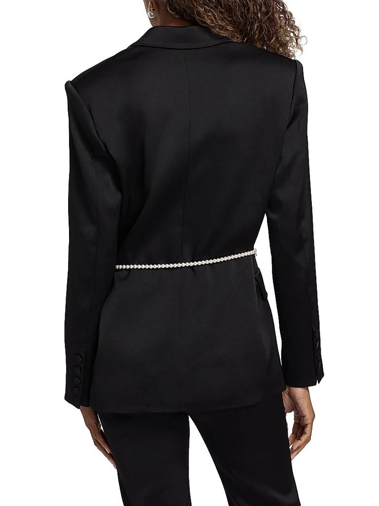 Generation Love Martina Stretch Satin Belted Blazer 5