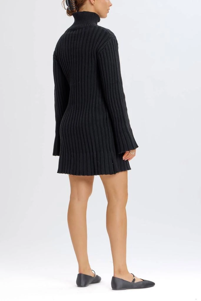 Something Navy Something Navy - Ribbed Turtleneck Sweater Mini Dress 2