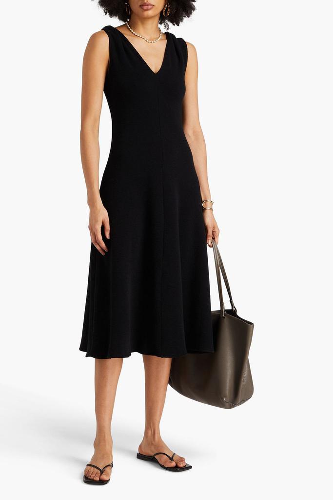 Vince Twisted wool-blend midi dress
