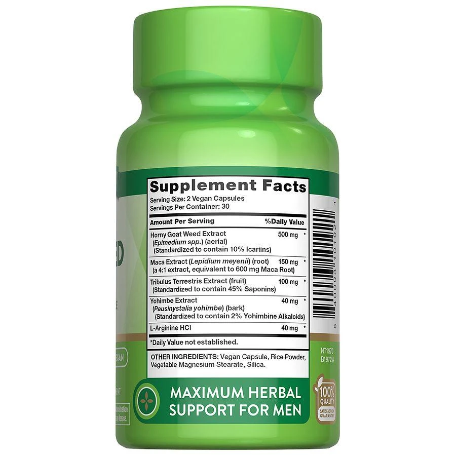 Nature's Truth Horny Goat Weed Capsules 3
