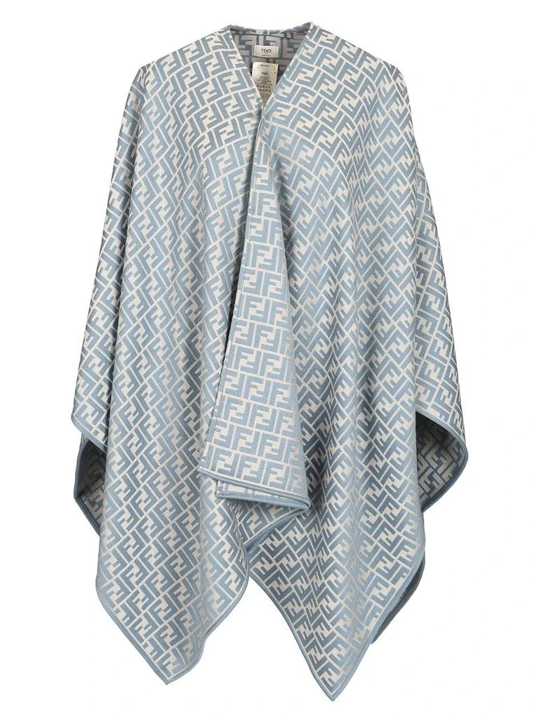 Fendi Wool And Silk Poncho 1