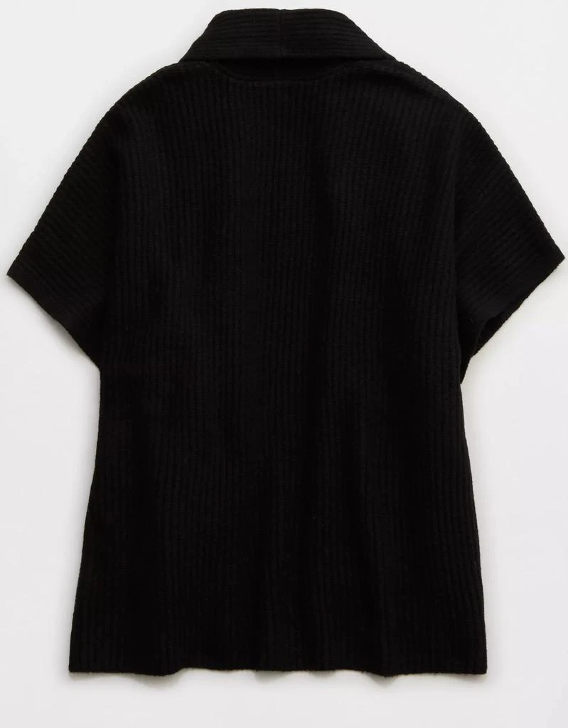Aerie Aerie Shawl Collar Sweater Cape 4