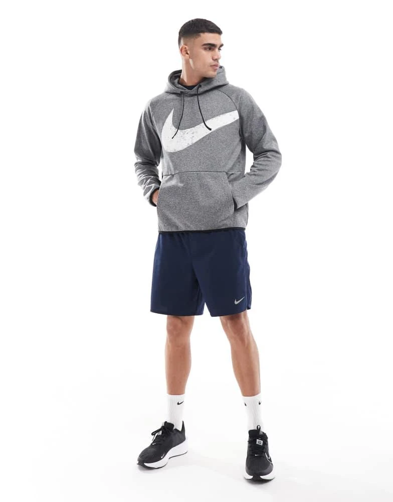 NIKE Nike Training Swoosh graphic hoodie in black 4