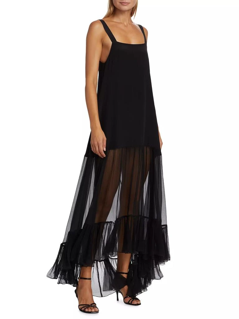 Azeeza Bellevue Silk Chiffon Maxi Dress 4