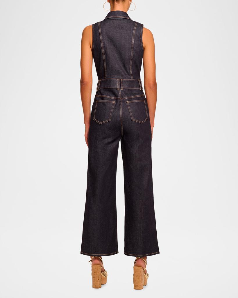 Ramy Brook Stephanie Denim Wide-Leg Jumpsuit