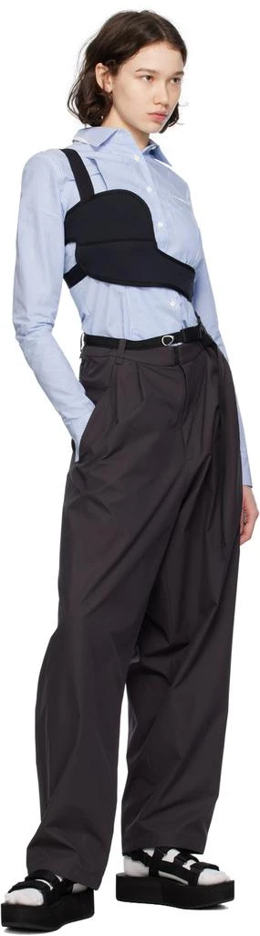 Hyein Seo Gray Belted Trousers 4