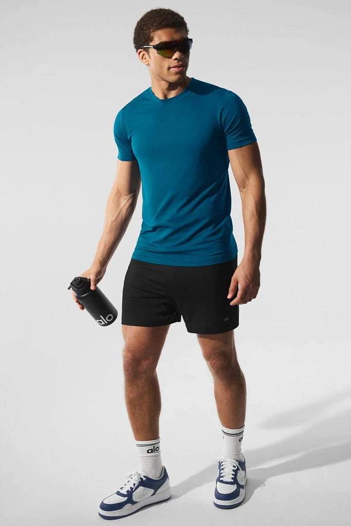 Alo Conquer Reform Crewneck Short Sleeve - Eclipse Blue 4
