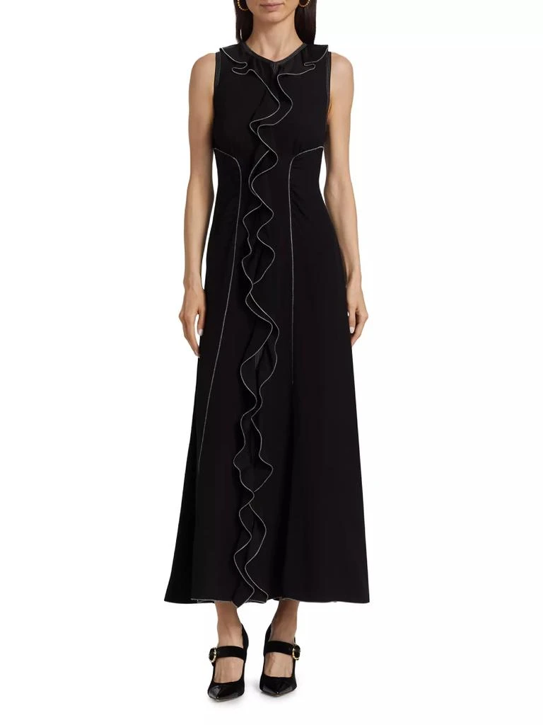 Ulla Johnson Lille Ruffled Sleeveless Maxi Dress 3
