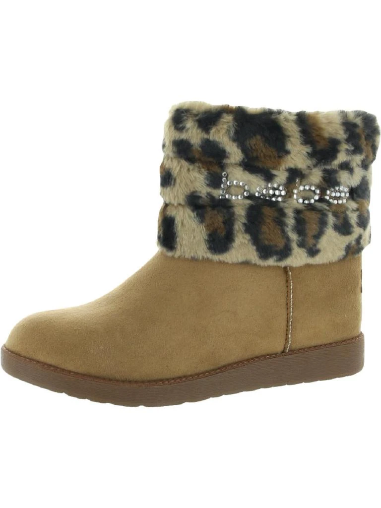 Bebe Laverne Womens Faux Fur Cold Weather Shearling Boots 1