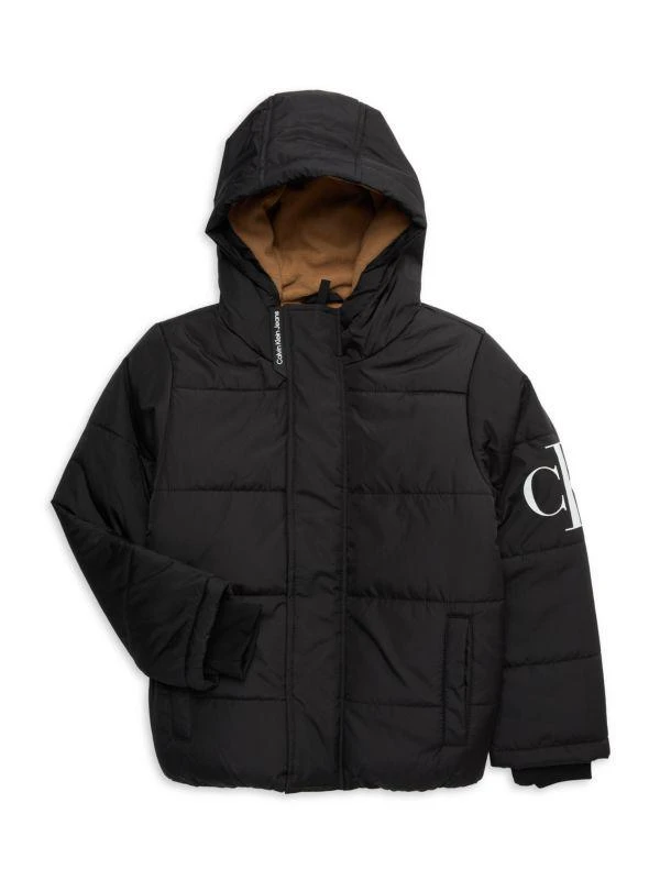 Calvin Klein Boy's Monologo Puffer Jacket 1