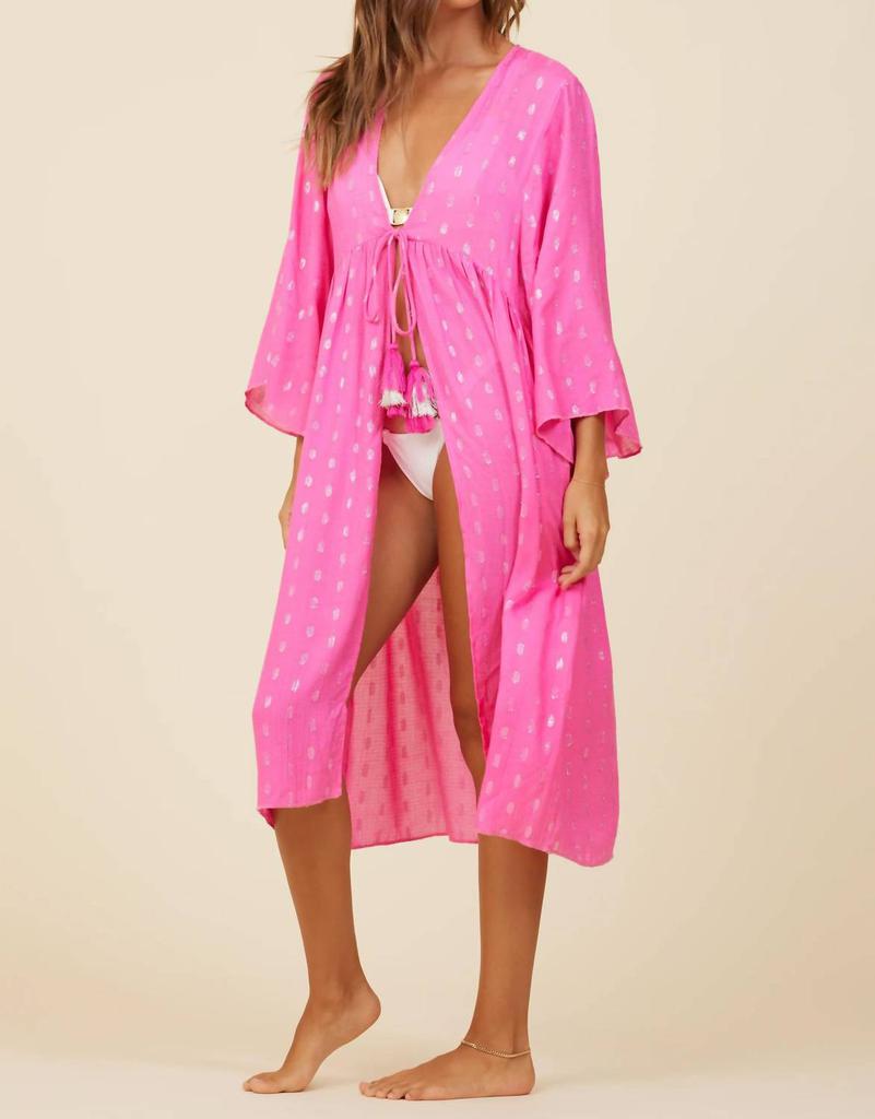 Surf Gypsy Surf Gypsy - Clipped Metallic Kimono