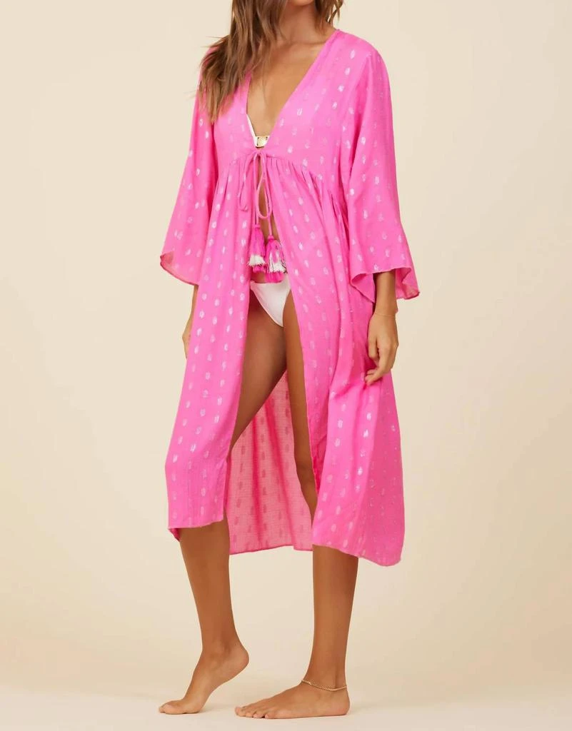 Surf Gypsy Surf Gypsy - Clipped Metallic Kimono 1