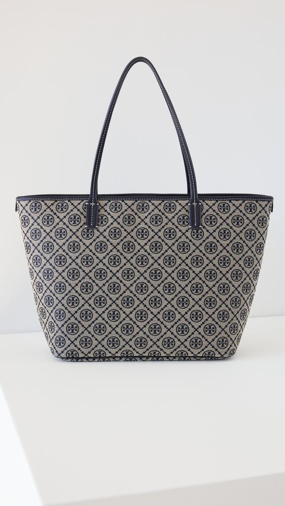 【送料&関税込】Tory Burch T Monogram Terry Tote Bag Small T Monogram Zip Tote, Tory Navy | Tory Burch KW