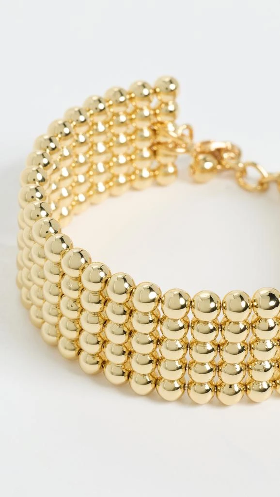 Kenneth Jay Lane Soldered Balls Open Bracelet 3