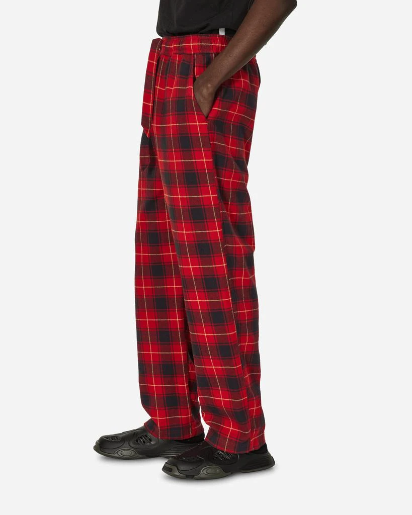 Tekla Flannel Plaid Pijamas Pants Red 2