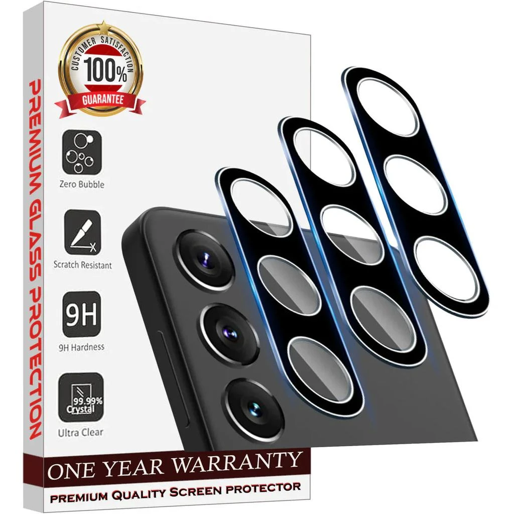 ENTRONIX Entronix Clear Camera Lens Protector Compatible with Galaxy S25 Plus - 3-Piece Combo
