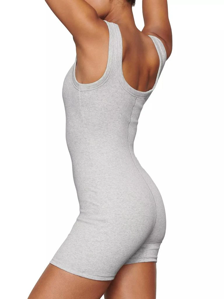 SKIMS Cotton Rib Onesie Bodysuit 4