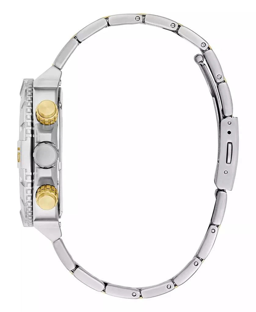 GUESS Men's Multi-Function Two-Tone Stainless-Steel Watch 44mm 3