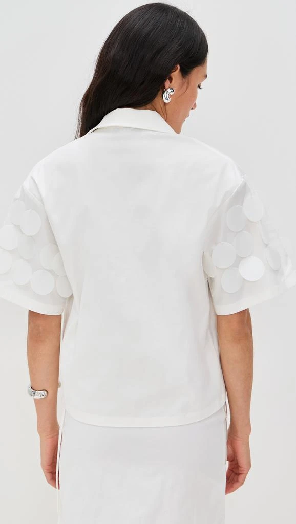 MSGM Paillettes Collar Blouse 2