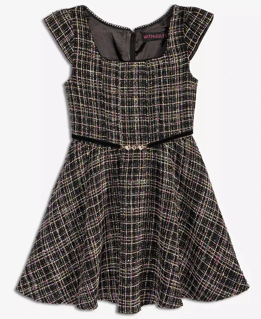 With Jules Girls 7-16 Boucle Plaid Full-Skirt Dress new arrivals