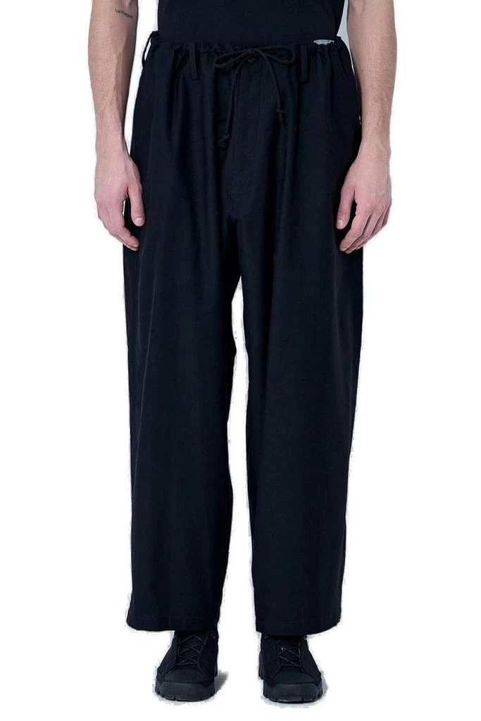 YOHJI YAMAMOTO Yohji Yamamoto Mid Rise Drawstring Trousers 1