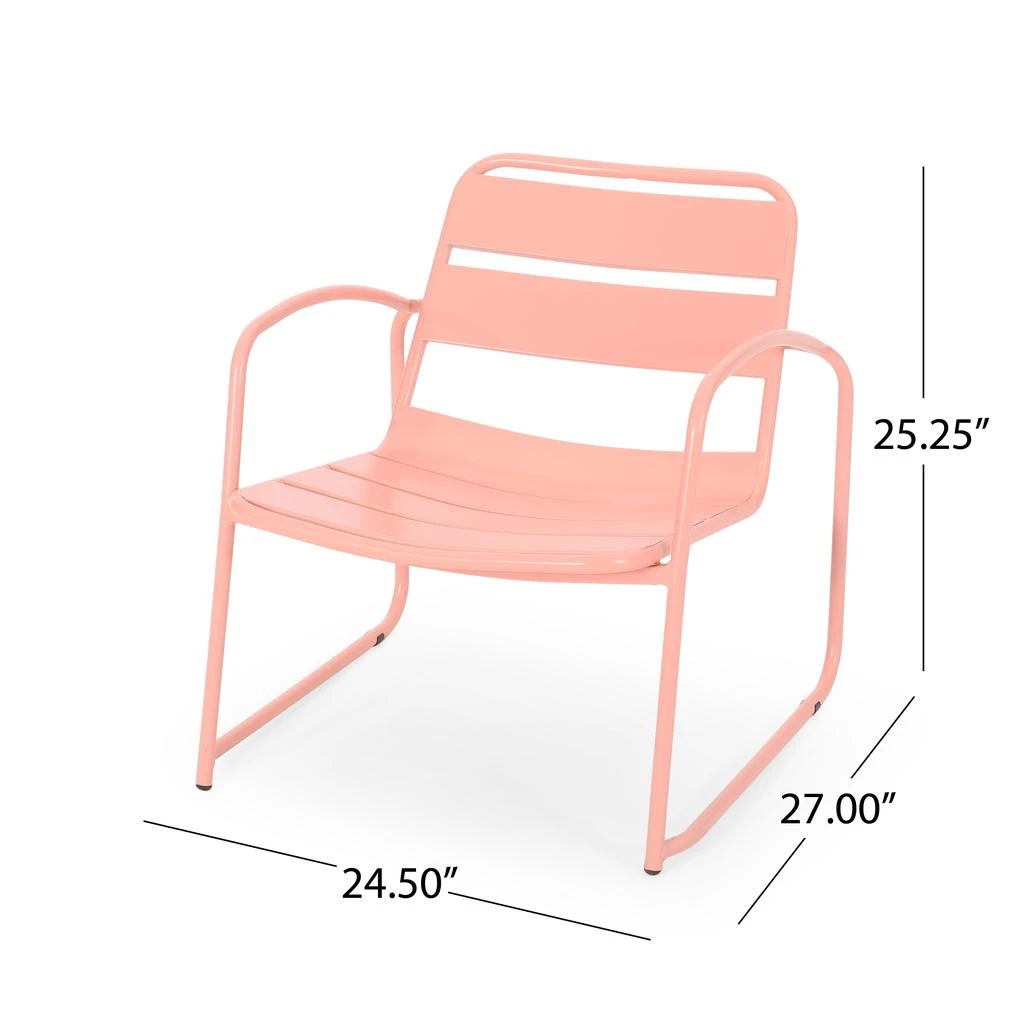 Streamdale Furniture Streamdale Minimalist Outdoor Patio Chairs for Stylish Relaxation 4