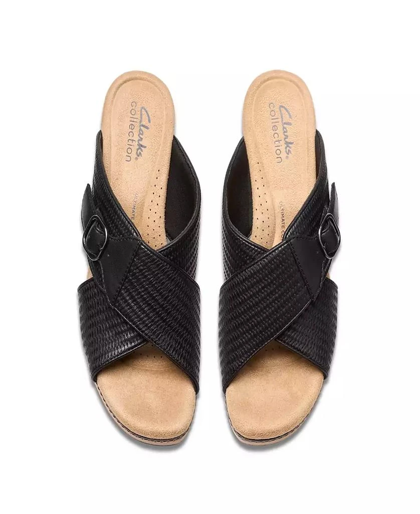 Clarks Collection Women's Seannah Nora Wedge Sandals 4