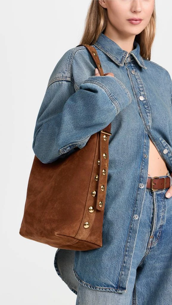 Madewell Stud Essentials Bucket Tote 2