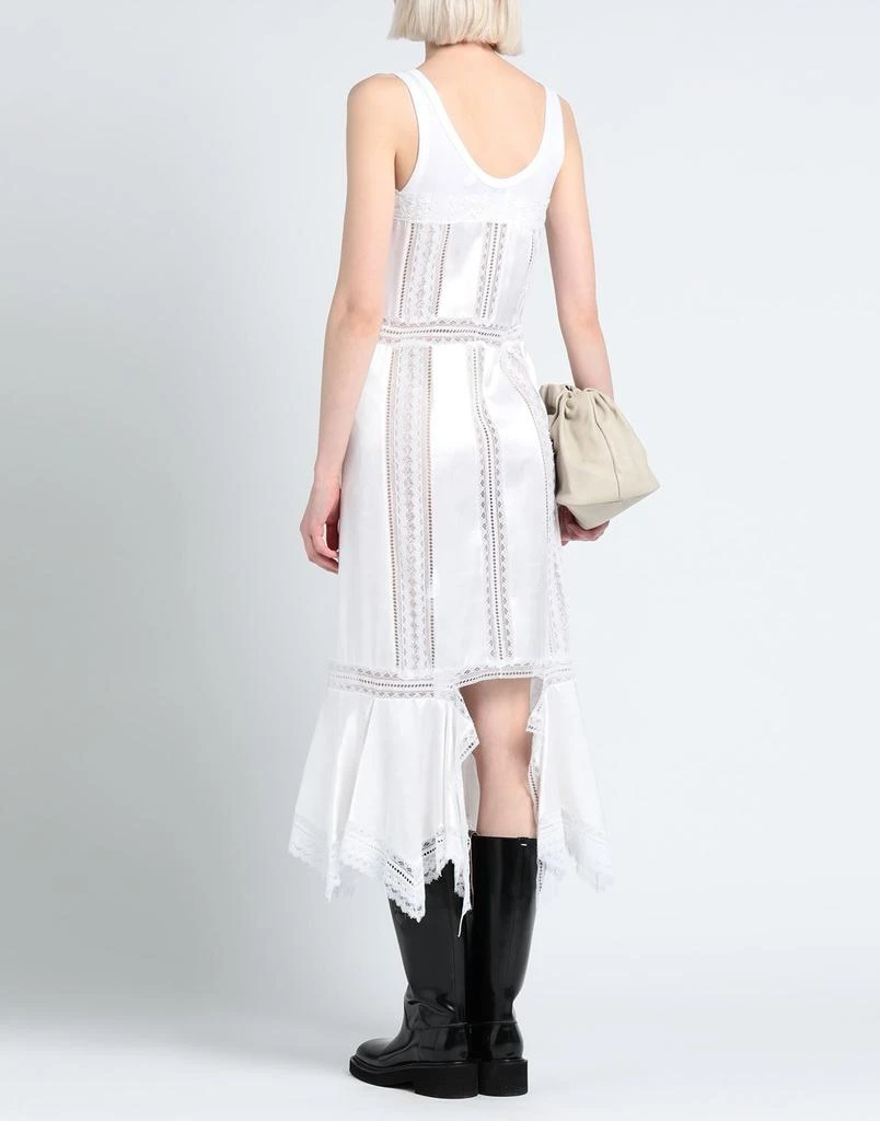 burberry silk dress Burberry Checked Silk Midi Dress