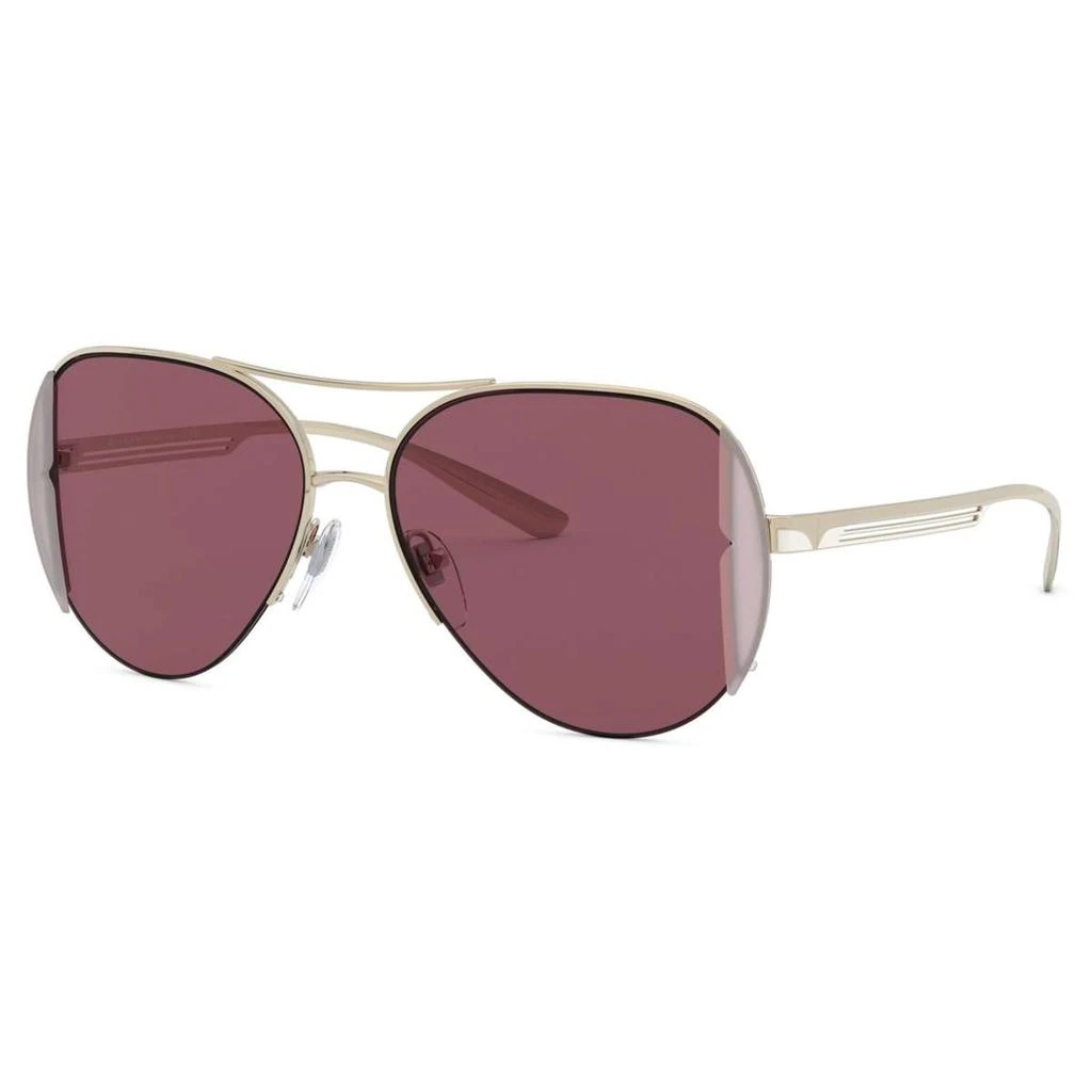 BVLGARI Bulgari Women's Rose Gold Aviator Sunglasses 1