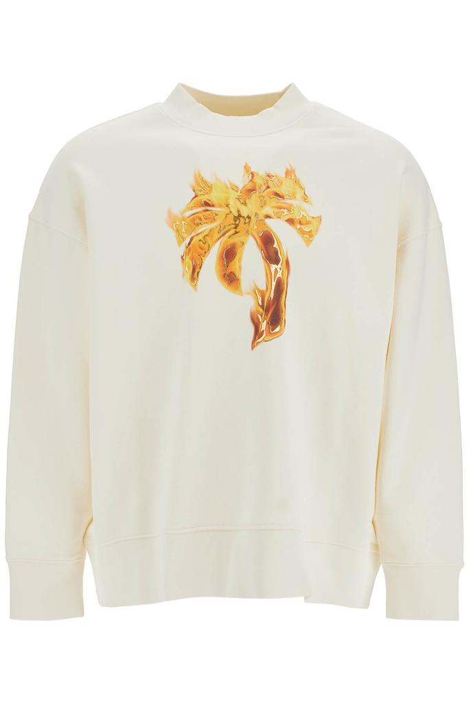 【Palm Angels】burning palm oversized sweat Palm Angels 'burning palm oversized sweat - Hoodies