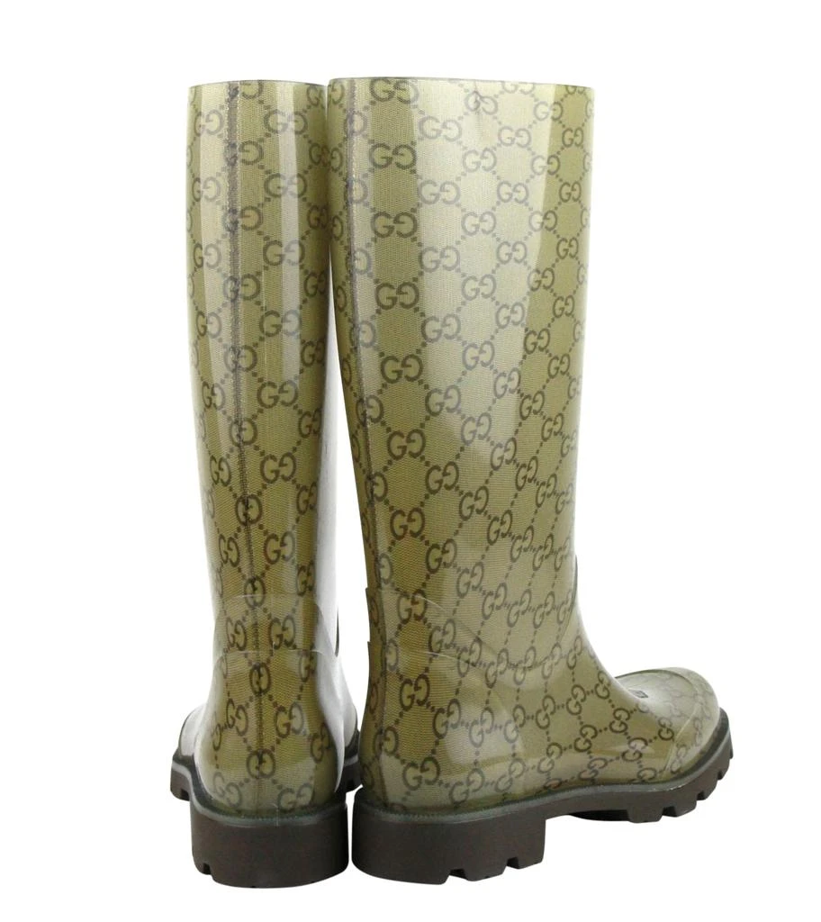 Gucci Women's ssima Pattern Rubber Rain Boots 5