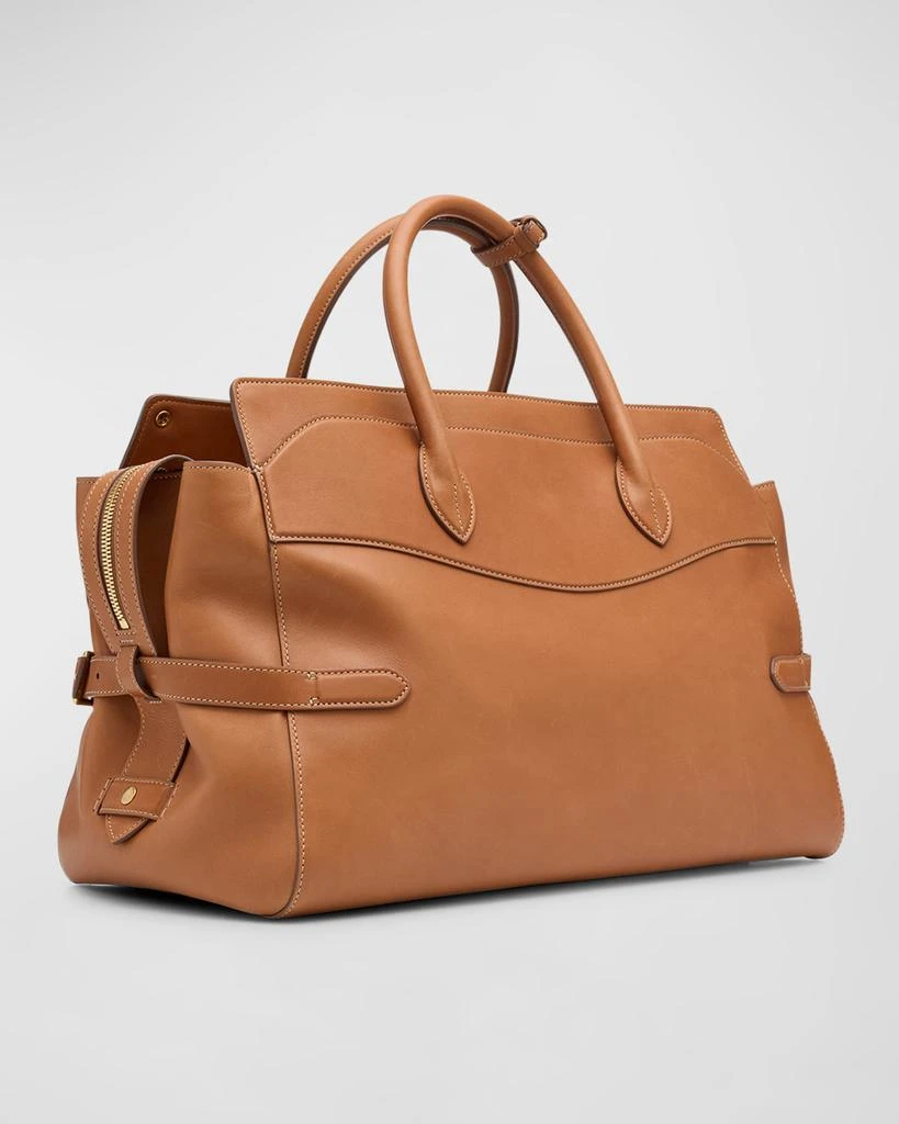 Ralph Lauren Men's Bedford Canvas and Calfskin Bowler Bag 6