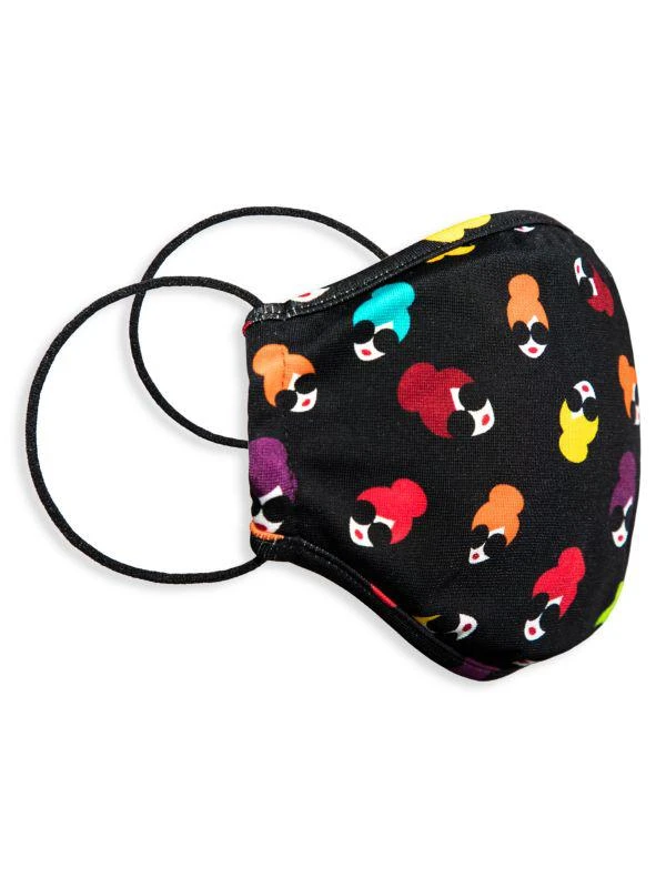 Alice + Olivia Printed Face Mask 2