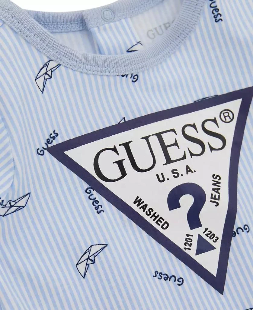 GUESS Baby Boys Stretch Jersey Shortall 3