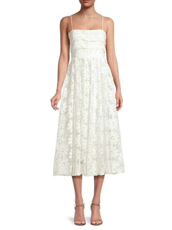 Likely Geno Floral Lace Midi-Dress 1