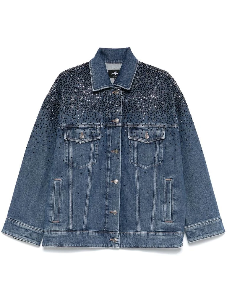 7 For All Mankind Oli Trucker Candy Jacket 4