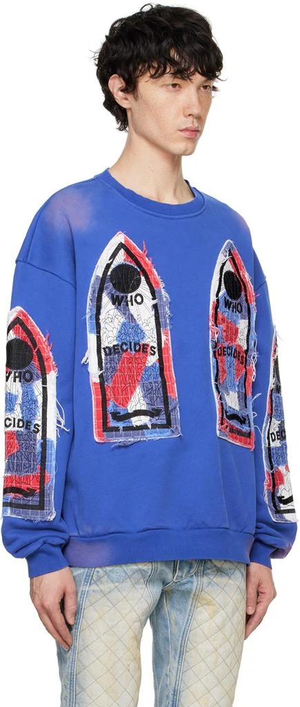 Who Decides War Blue Glory Sweatshirt 2