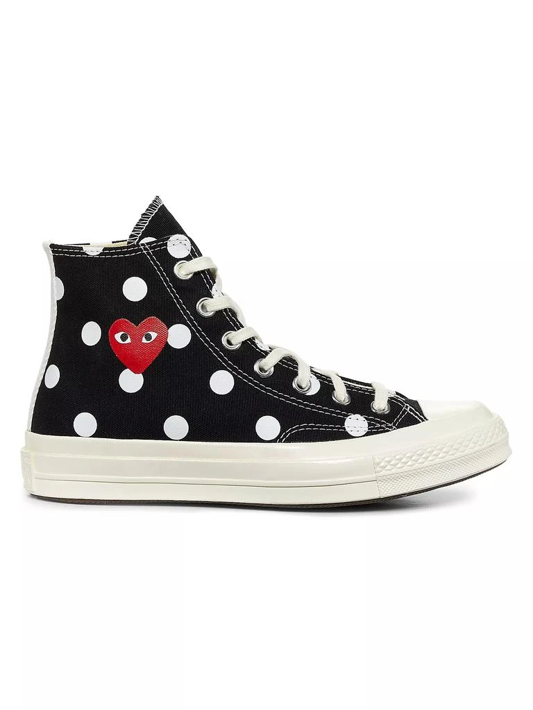 Comme des Garçons PLAY CdG Play x Converse Women's Polka Dot High-Top Sneakers 1